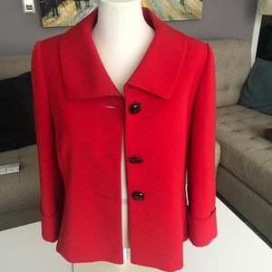 Beautiful red blazer by Alex Marie